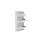 HANAH HOME Ormar za cipele 3 Piece Metal White