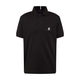 Pamučna polo majica Tommy Hilfiger boja: crna, bez uzorka