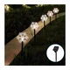 Aigostar - LED solarna božićna svetiljka LED/0,054W/1,2V 1m IP65 hladno-bela