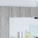Viseći ormarić 2 pcs Siva Sonoma i bijela 40 x 31 x 40 cm