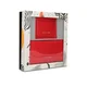 Pierre Cardin Ženski set kožni novčanik i cardholder 8821-475, Crveni