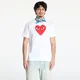 Majice Comme des Garçons PLAY Print Red x Black x Studc T-Shirt UNISEX White XXL
