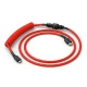 Kabl Glorious Coiled Cable USB-C - Crimson Red