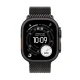 Apple Watch Ultra 3 pametna ura, GPS + Cellular, 49mm, črna, Milanese Loop pašček, črn - L