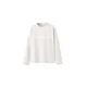 MANGO KIDS Majica SPORTY temno modra/bela