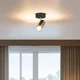 Opviq Luster Oktano-52-11, O6, 12cm, IP20 Zlatno-crne boje