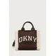 DKNY crossbody torbica ženska iz imitacije semiša