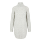 Pieces Ženski pulover PC ELLE N 17098263 Light Grey Melange (Velikost S)