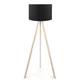 Opviq AYD 1521 Podna lampa, Crna