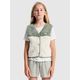 Roxy Iconic Color Block Kids Fleece Jacket oil green