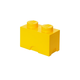 LEGO škatla za shranjevanje (125x250x180mm), rumena