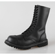 Čevlji usnje 14 očesce BRANDIT - Phantom Black - 9003/2