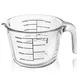 shumee Velika steklena kuhinjska merilna skodelica za merjenje živil 1L