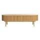 TV omarica v hrastovem dekorju v naravni barvi 160x48 cm Carno – Unique Furniture