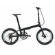 KABON City1.0 zložljivo kolo iz ogljikovih vlaken Shimano Altus 9speed kolesa 20, črna