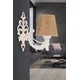 Opviq Zidna lampa Gloria Hazeran, 15x10x13cm, IP20, Bež-bela