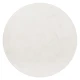Kremno bela pralna okrogla preproga o 120 cm Pouffy – Ayyildiz Carpets