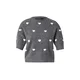 VERO MODA Pulover VMDOFFY INTARSIA temno siva/bela