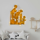 WALLXPERT Zidna dekoracija XMASGOLD 018