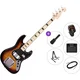 SX SJB75C-3TS Premium SET 3-Tone Sunburst Električna bas kitara