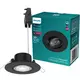 Philips - LED prigušiva ugradno stropno svetlo CILANTRO LED/5W/230V 2700K crna