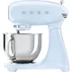 SMEG SMF05PBEU Kuhinja stroj pastelno v modre barve slogu 50-ih, 1000 W, 4,8 l skleda za mešanje in dodatki