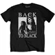 Amy Winehouse Majica Back to Black Unisex Black 2XL