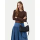 MICHAEL Michael Kors Ročna torba 32S6GJ6W8L Črna