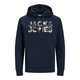 JACK & JONES Majica JEFF, modra