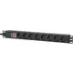 Intellinet PDU letva 19 1U rackmount 8-output, 2m, black ( 0001298880 )