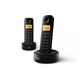 Philips Brezžični telefon D1602B/53 črne barve