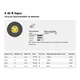 KLINGSPOR ALUMINIJASTI DISK K. 230 mm x 3,0 mm x 22,2 mm A46N