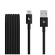 Beats USB-A / USB-C tkani kabel (1,5 m) - črn (2 kosa)