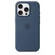 iPhoneE16 Pro Silicone Case with MagSafe - Denim