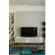 HANAH HOME TV polica Corsa 150 White Travertine