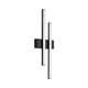 Telefunken - LED spoljašnje zidno svetlo 2xLED/4W/230V IP44 crno