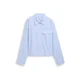 TOM TAILOR DENIM Bluza modra/bela