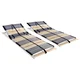 Vidaxl Letveno posteljno dno 2 kosa z 42 letvicami 7 con 70x200 cm