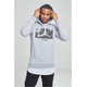 Mister Tee Majica Pray Hoody, siva