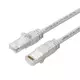 Lanview CAT6A S/FTP 3m bel LSZH, visoko fleksibilen, LV-SFTP6A03W
