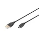 SBOX USB 2.0 connection cable, type A - mini B (5pin) M/M, 1.8m, USB 2.0 conform, bl