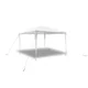 Vidaxl Vrtni paviljon s piramidno streho 3x3 m