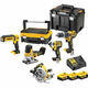 DEWALT 5-DELNI SET AKU ORODJA 18V 5.0 Ah Z DVEMA KOVČKOMA DCK500P3T - Dewalt