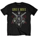 Guns N Roses Majica Pistols & Roses Unisex Black L