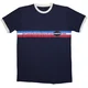 Oasis Majica 1996 Tour Horizontal Stripes Ringer Unisex Navy Blue S