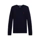 Polo Ralph Lauren Pulover 211971865003 Mornarsko modra Slim Fit