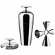 Set za koktajle, 3 kosi, nerjaveče jeklo, Alessi