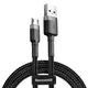 podatkovni kabel Cafule micro USB CAMKLF-BG1, 1 m, crno-sivi