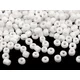 Rokail 6/0 - 4 mm neprozoren - bel (50 g)