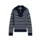 TOMMY HILFIGER Pulover mornarska/bela